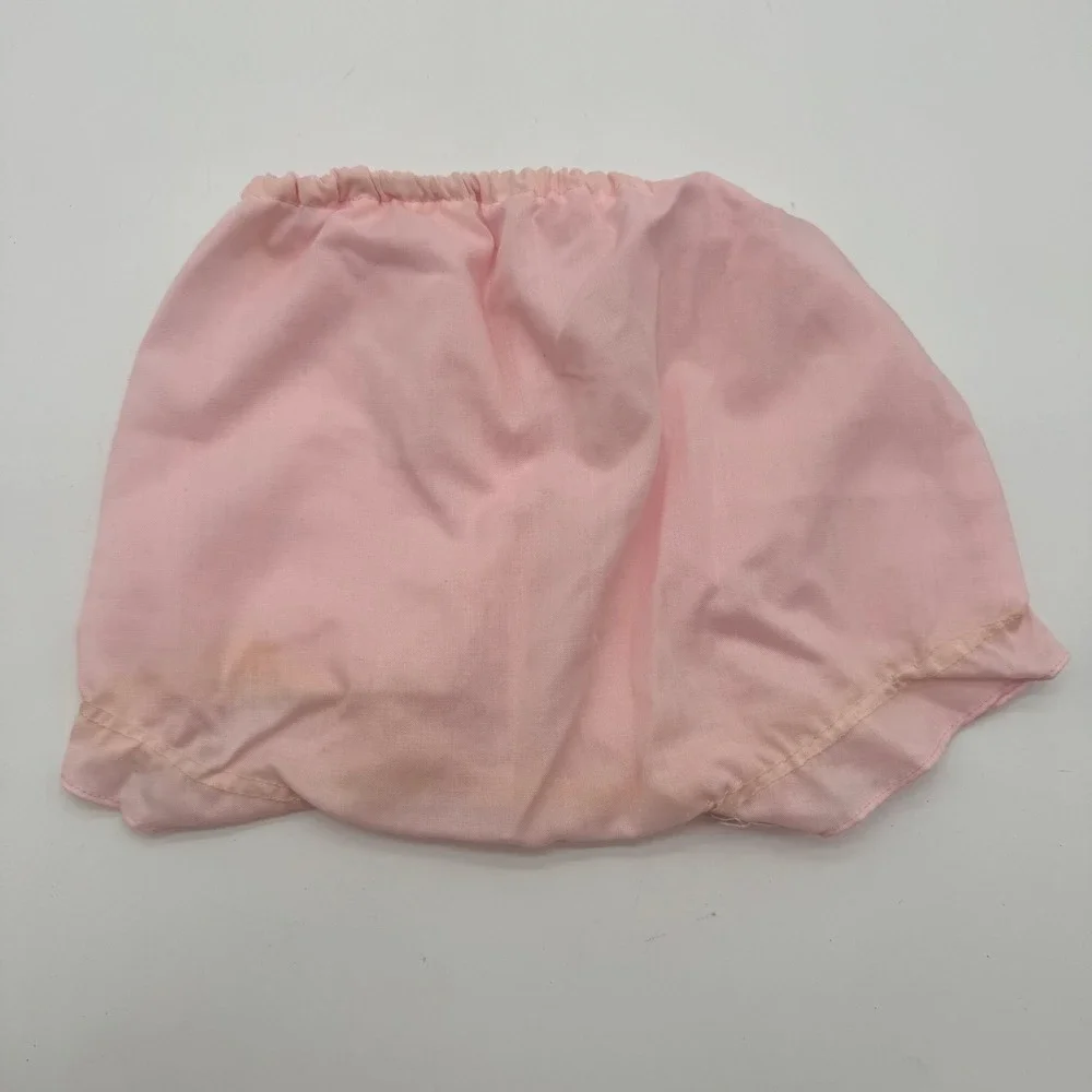 Pink Lace Pleated Top & Bloomer Set Baby Girls Approx US 18 Months